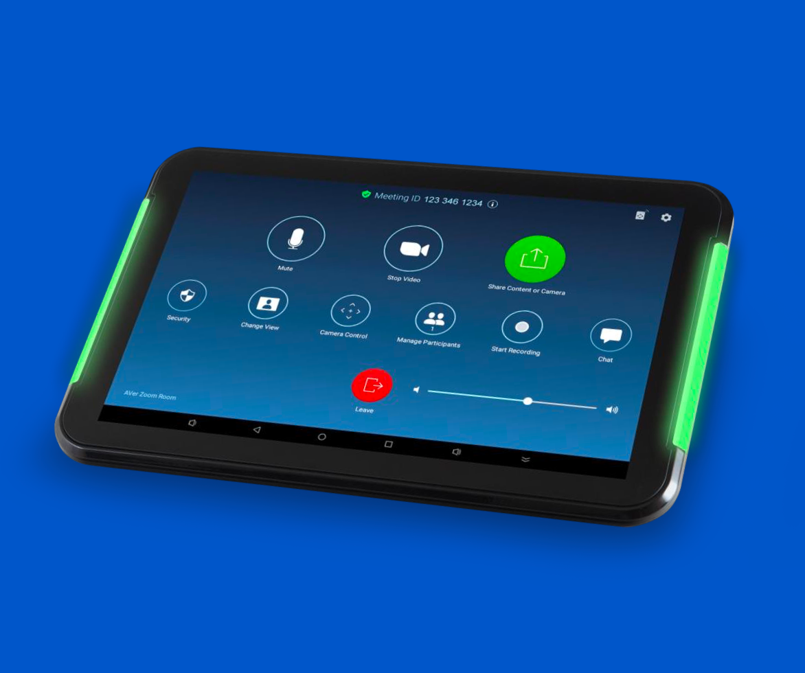 AVer CP10 Collaboration Controller, 10.1-inch Anti-Fingerprint Screen