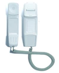 HOTLINE PHONES - Dialless Slimline with message wait light (Cream) -