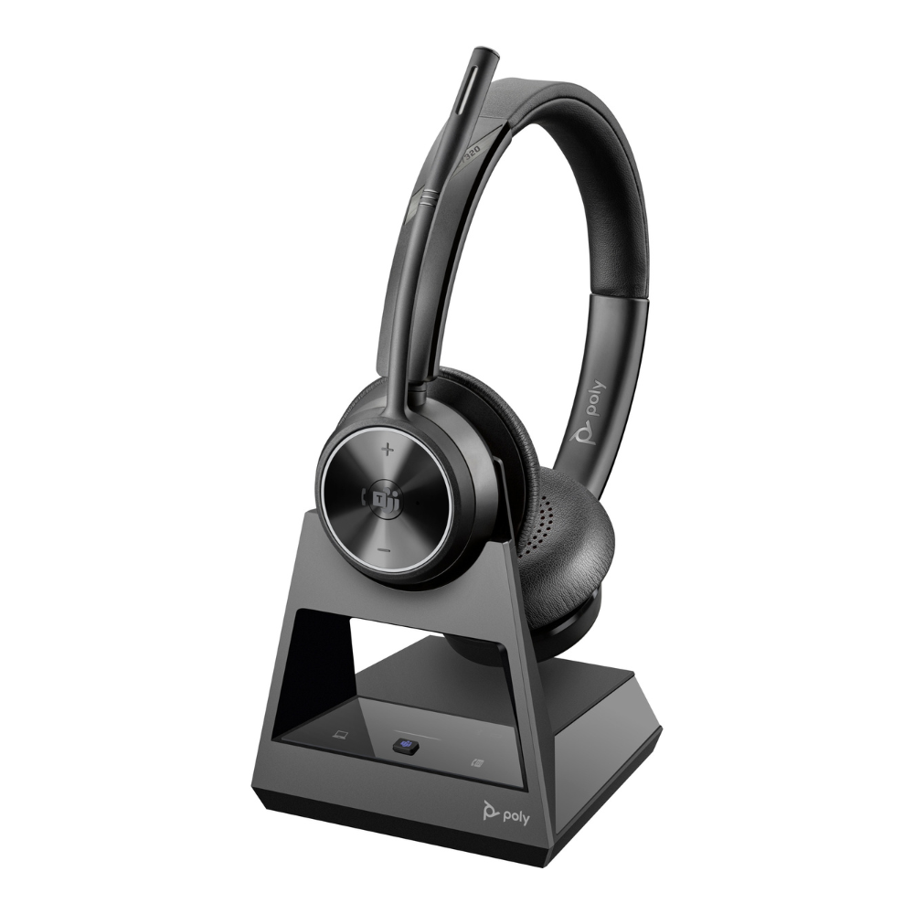 HP Poly Savi 7320 MS Stereo DECT Headset D400 USB-A Dongle