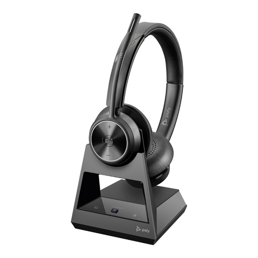 HP Poly Savi 7320 MS Stereo DECT Headset D400 USB-A Dongle