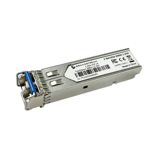 Grandstream F-SM1310-20KM-1.25G SFP Fiber Module (Single-Mode, 1310nm, 20-Kilometer, 1.25Gbps)