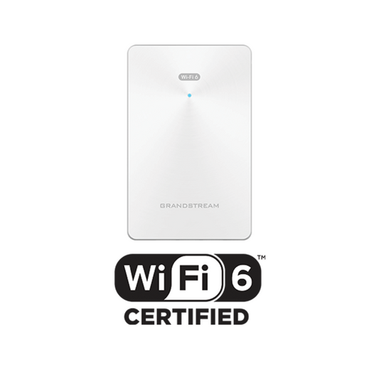 Grandstream GWN7661 Hybrid 802.11ax Wi-Fi 6 In-wall AP (2x2 2.4 GHz, 4x4 5.0 GHz)