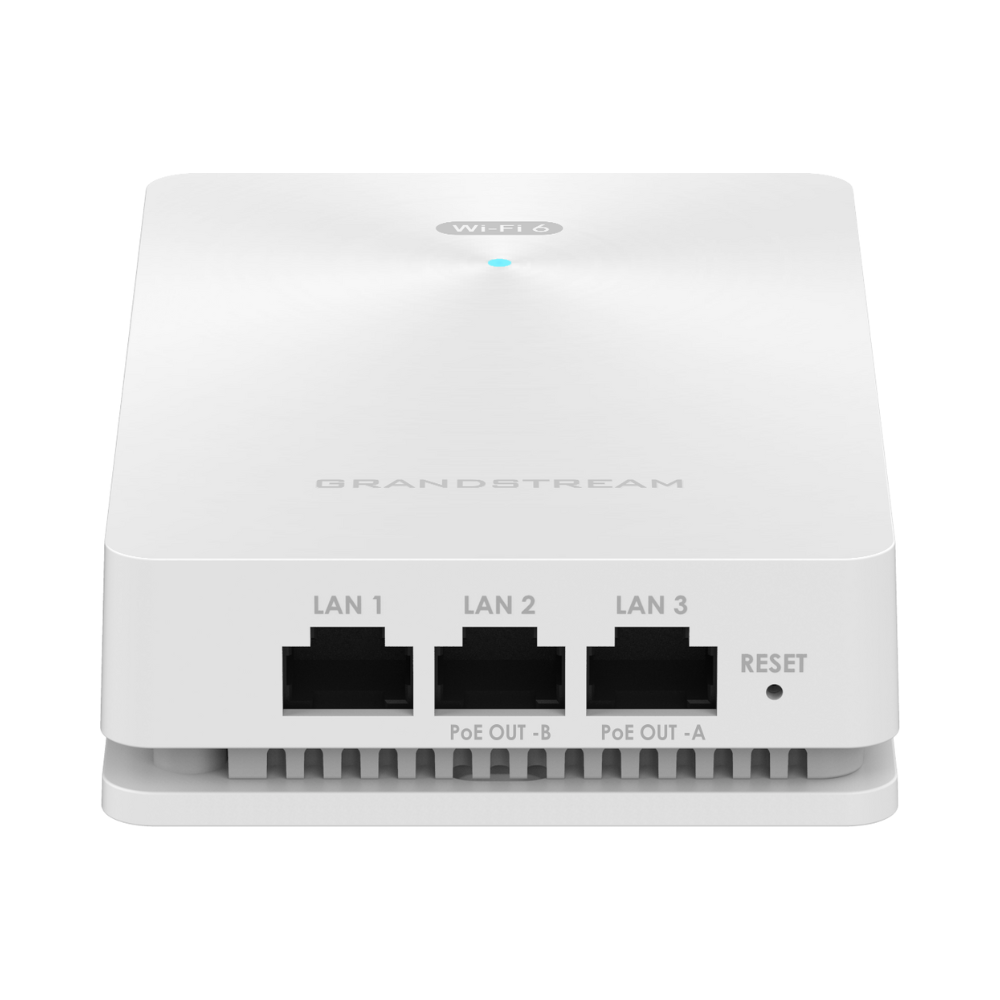 Grandstream GWN7661 Hybrid 802.11ax Wi-Fi 6 In-wall AP (2x2 2.4 GHz, 4x4 5.0 GHz)