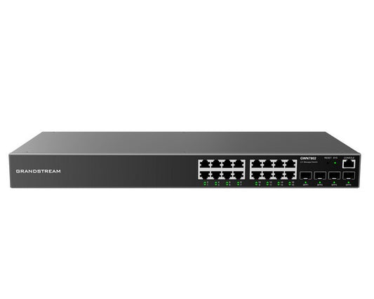 GWN7802 Enterprise Layer 2+ Managed Network Switch, 16 x GigE, 4 x SFP