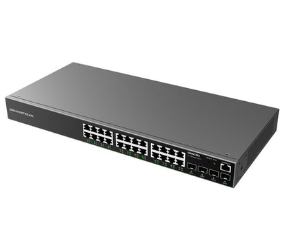GWN7803 Enterprise Layer 2+ Managed Network Switch, 24 x GigE, 4 x SFP